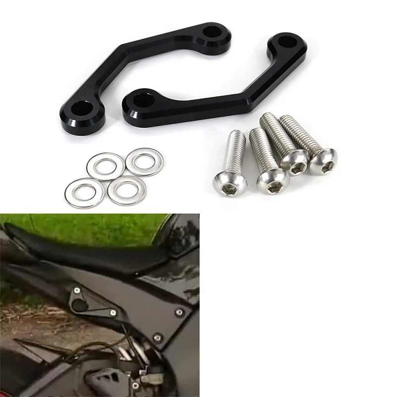 

Motorcycle Accessories Rear Subframe Racing Hooks Tie Down Holder Fit For SUZUKI SV650 2003-2009 SV 650 CNC Billet Aluminum