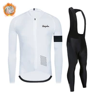 cycling jersey 2021 pro team ralvpha winter fleece bicycle clothing mtb cycling bib pants set ropa ciclismo triathlon suits