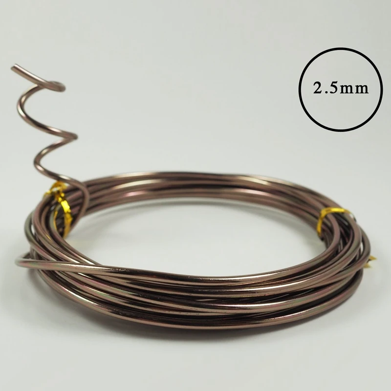 Анодированный Алюминий бонсай обучение 5-Размеры стартер Set-1.0mm 1 5 мм 2 0 3 (147