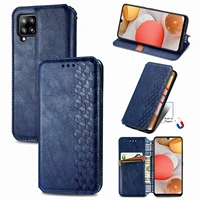 luxury leather wallet case for samsung galaxy a71 5g a51 5g a42 5g a10 m10 m31 a81 card slots shockproof flip shell phone cover