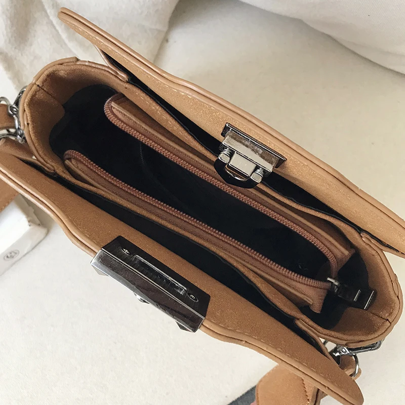 Зимняя женская сумка через плечо рекомендуемый блоггер сумка-мессенджер Сумка с