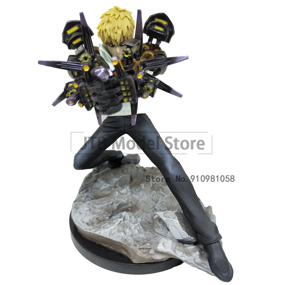 One Punch Man Генос 15 см подвижные фигурки Модель ПВХ аниме архетип фильм игрушки кукла