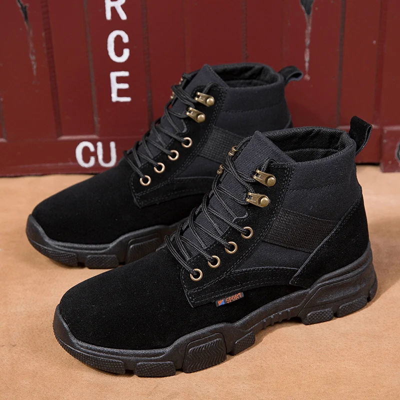 

Men Black Casual Shoes Mens Casual Shoes Slip On Men's Boots Men Leather Leisure Home Fashion Botas Sneaker Sapatos For