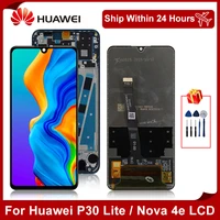 original for huawei p30 lite lcd display nova 4e touch screen digitize replacement part mar lx1 lx2 al01 for huawei p30 lite lcd