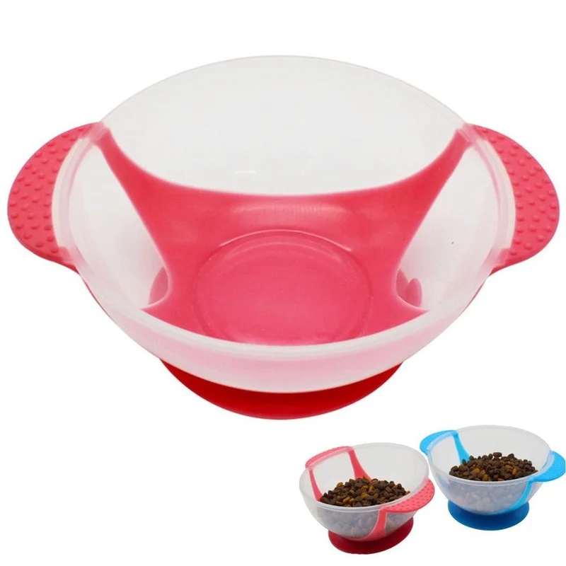 

Pet Dog Bowls Sucker Single Dog Anti Choke Feeder Puppy Slow Down Feeding Food Drinking Water Bowls Cat Dishes Plate Supplies