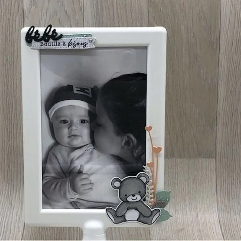 Смешанные французские слова Алфавит момент decoverte металла резки штампы