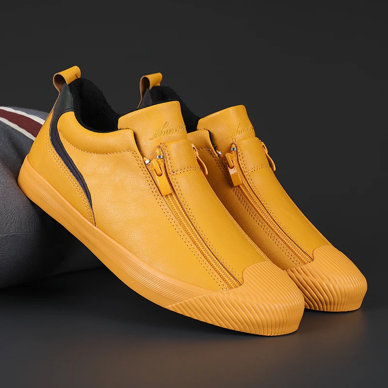 Мужские зимние высокие ботинки Valstone Повседневная теплая Уличная обувь с