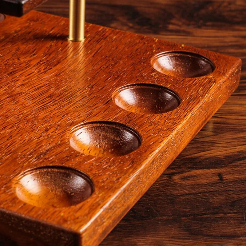 

Wooden Smoking Pipe Stand Rack Display Holder for Holding 8 Pipes Tobacco Smoking Accessories Tube Pipe Blunting Tool