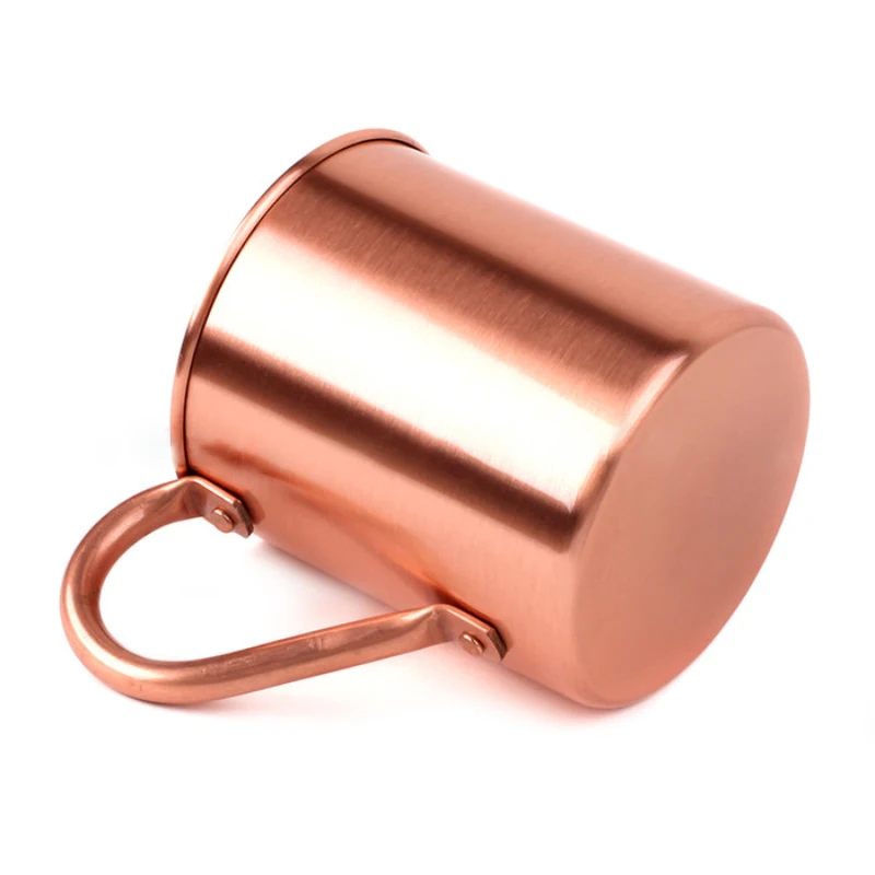 

Pure Copper Mug Handle European American Style Moscow Mule Cocktail Glass Pure Copper Cup Restaurant Bar Cold Drink Cup h3