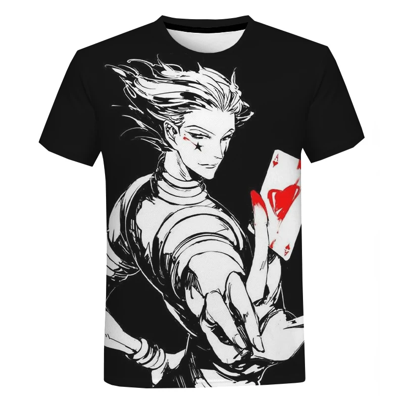 

Anime Hunter x Hunter Hisoka 3D Print T Shirt Men Women Summer Casual Hip Hop T-shirt Harajuku Streetwear Cartoon T Shirt