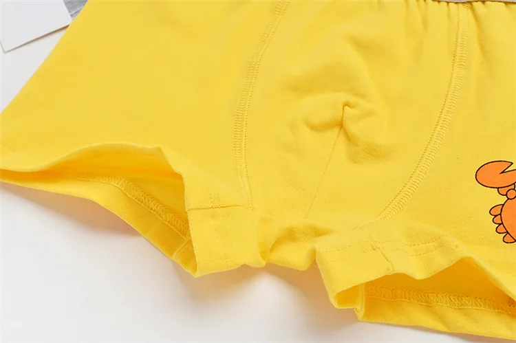 4 шт./партия нижнее белье для мальчиков 2019 хлопковые трусы-боксеры от 2 до 10 лет enfant