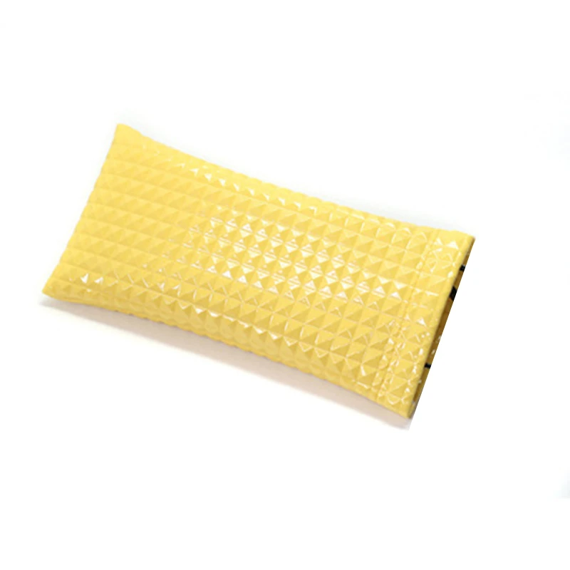 YELLOW Чехол для очков из искусственной кожи, модные милые Чехлы в Корейском стиле, устойчивый к царапинам футляр для солнечных очков, защитный футляр для очков, Чехол для очков - Цвет: YELLOW