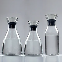 drinkware jug high borosilicate glass container bottle cold hot kettle restaurant home lemon juice tea milk cup accessories tool