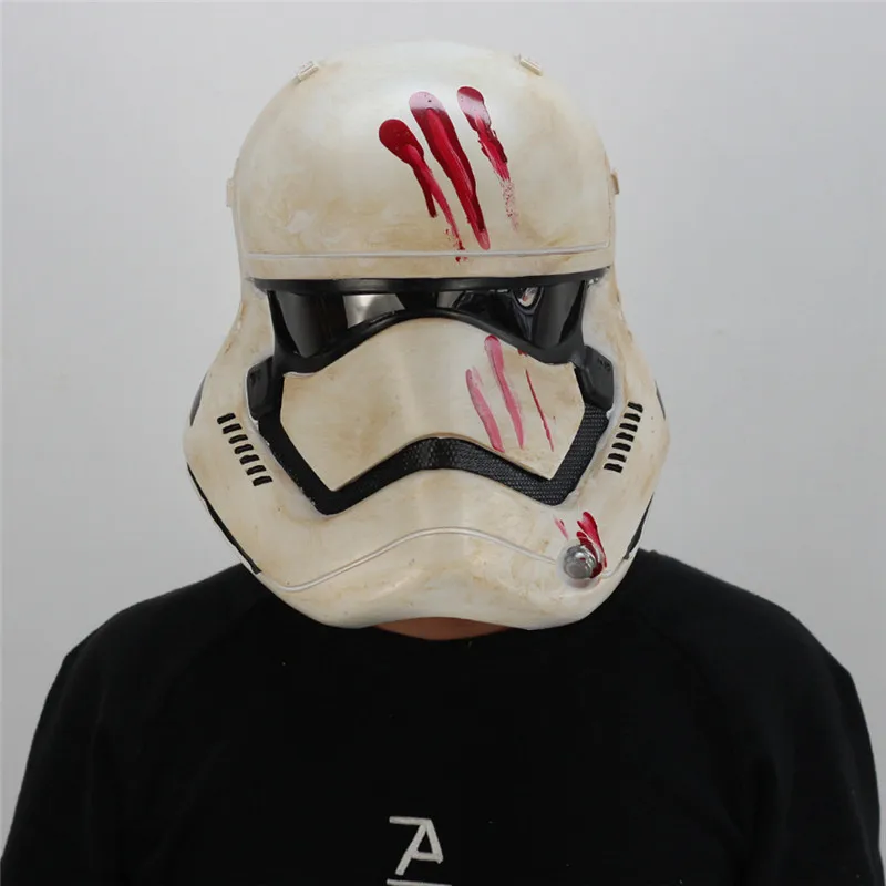 PVC mask Фильм маска "Звездные войны" Императорский Штурмовик шлем маска Штурмовик ПВХ косплей реквизит штурмовики Хэллоуин Вечерние - Цвет: PVC mask