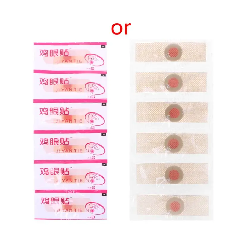 6 шт. пластырь для ног лечение кукурузы удаления мозолей медицинский уход за