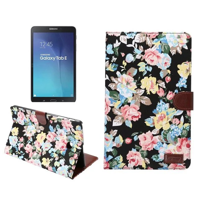 Новый складной защитный чехол книжка для Samsung Galaxy Tab E 9 6 дюйма T560|Чехлы планшетов и
