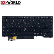 New Original ES Spanish Backlit Keyboard for Lenovo Thinkpad T14 P14S Gen 1 Gen2 Laptop 5N20V43913 5N20V44057 5N20V43769