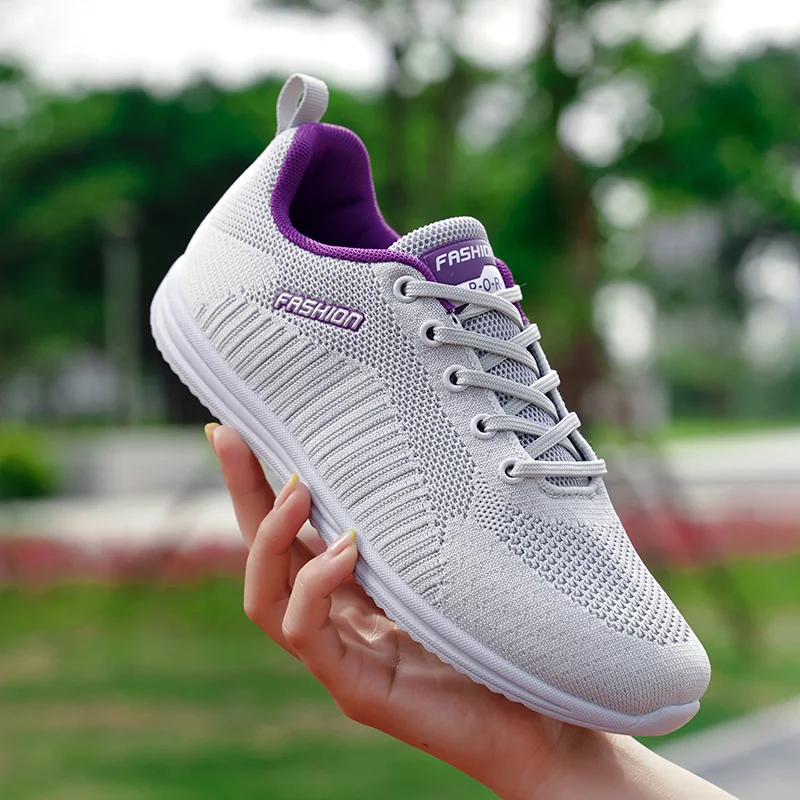 2021 Cheap Woman Running Shoes Women's Sport Shoes Female Brand Sneakers Breathable Antislip Light Flats size 35-40