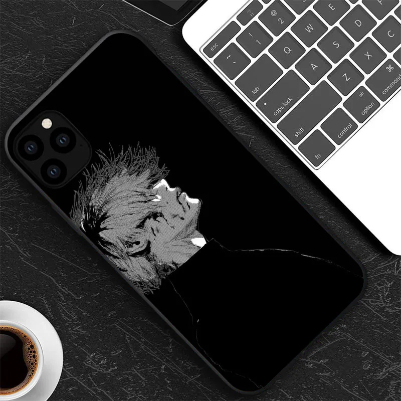 Японский аниме Токийский Гуль японский Suave ТПУ чехол для телефона iPhone XR X XS 11 12 Mini