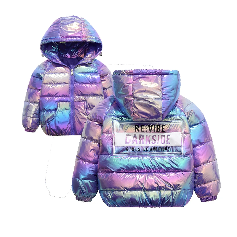 Хлопковое пальто для девочек и мальчиков новинка 2021 зимнее корейское детское