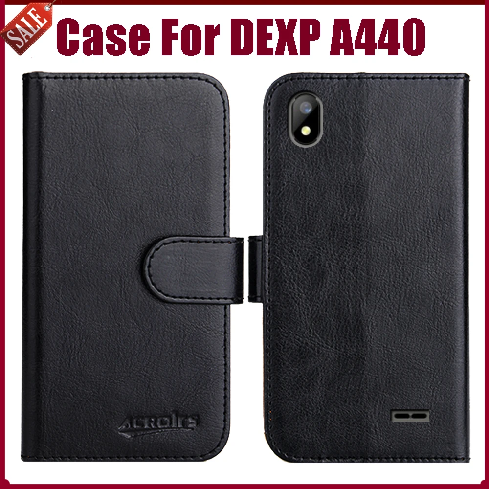 

Hot Sale! DEXP A440 Case 4" Fashion 6 Colors Flip Soft Leather Wallet Cover For DEXP A440 Case Phone Holder Bag