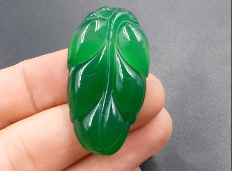 Кулон из натурального агата с листом кулон нефрита золотой веткой для мужчин и