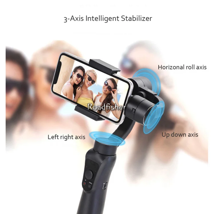Карманный 3-осевой сотовый телефон карданный стабилизатор для смартфона Samsung Huawei