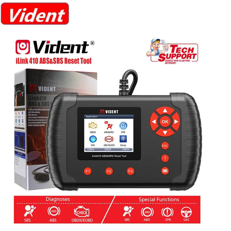 Диагностический прибор VIDENT iLink410 поддержка ABS и SRS | Автомобили мотоциклы
