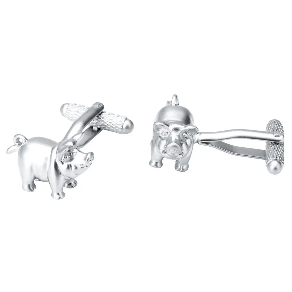 Мужская рубашка с пуговицами в форме свиньи | Украшения и аксессуары