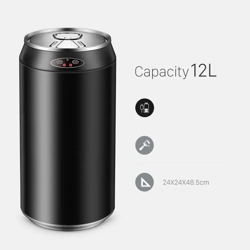 

Reciclaje Zero Waste Vuilnisbak Compost Holder Kosz Na Smieci Basurero Automatic Sensor Dustbin Lixeira Recycle Trash Bin