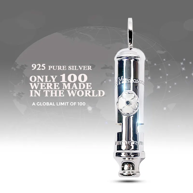 ACME peace whistle 925 Стерлинговое Серебро Ограниченная серия 100 открытый тройной тренировочный спасательный свисток коллекция мемориал