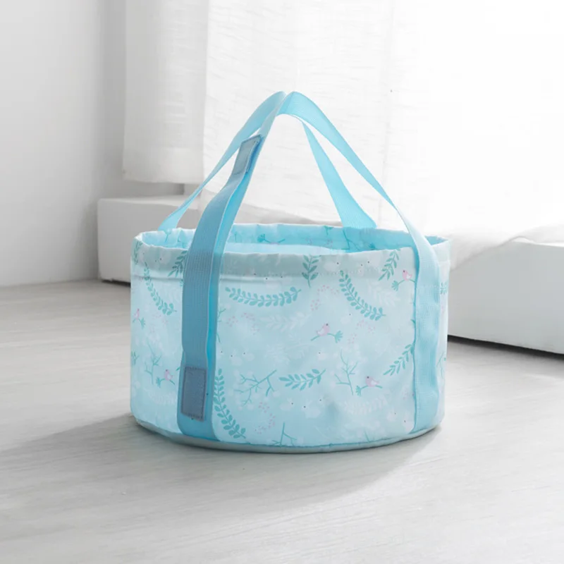 DIOMO Folding Wash Basin Handle Bucket Portable Travel Organizer Bag Water Unisex Foot | Багаж и сумки