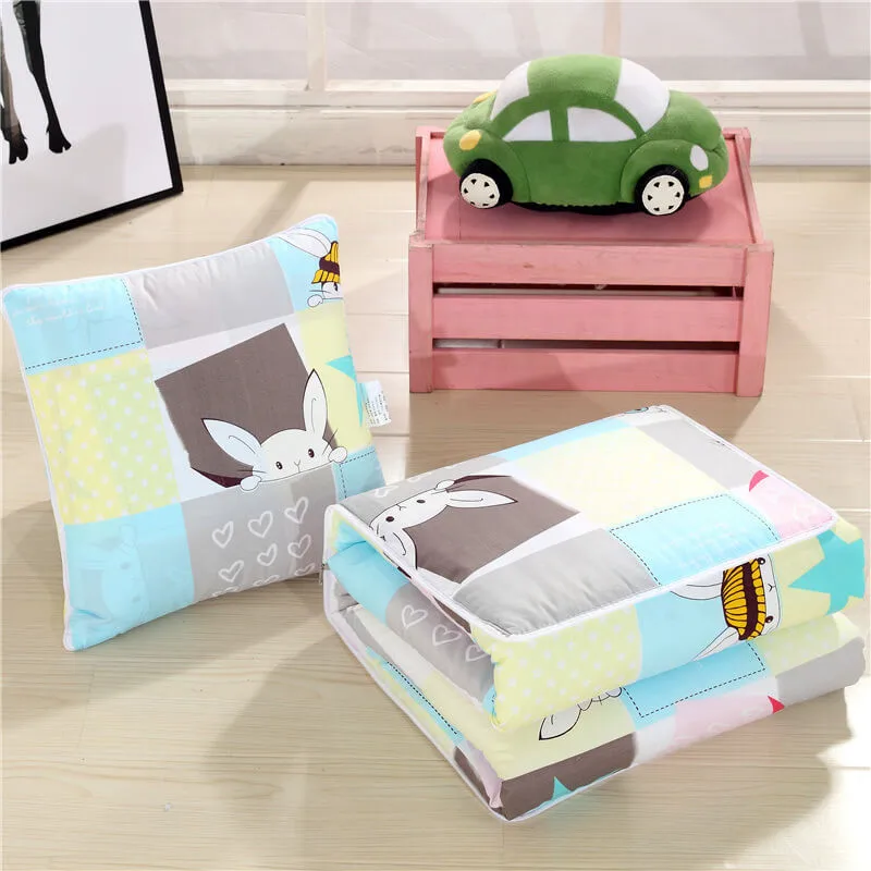 2017 Новый мультфильм поясничная поддержка пледы Чистый хлопок