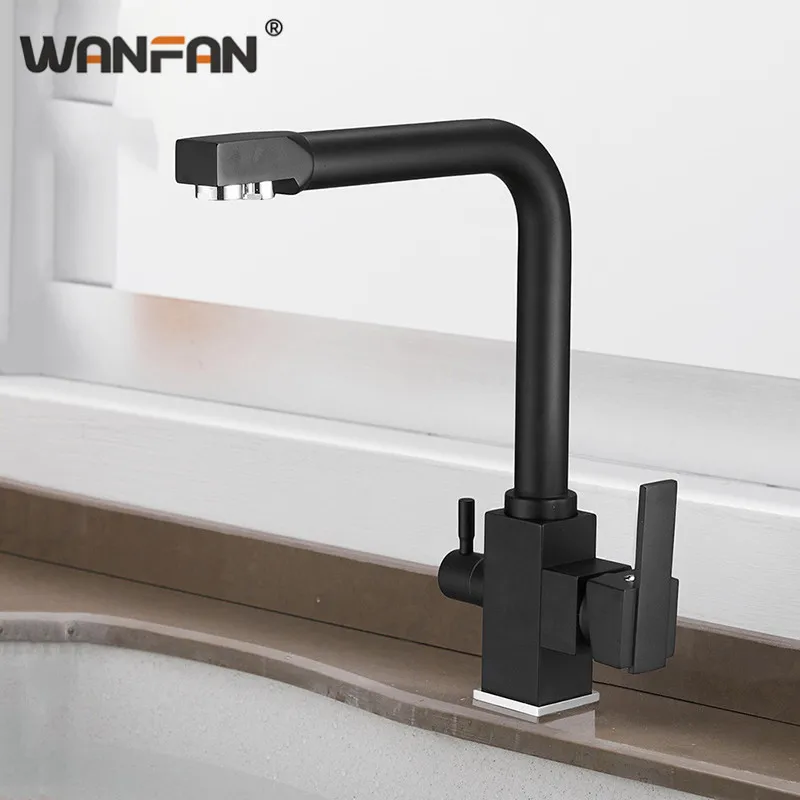 

Kitchen Faucets Deck Mounted Mixer Tap 360 Degree Rotation with Water Purification Features Mixer Tap Crane For Kitchen N22-068