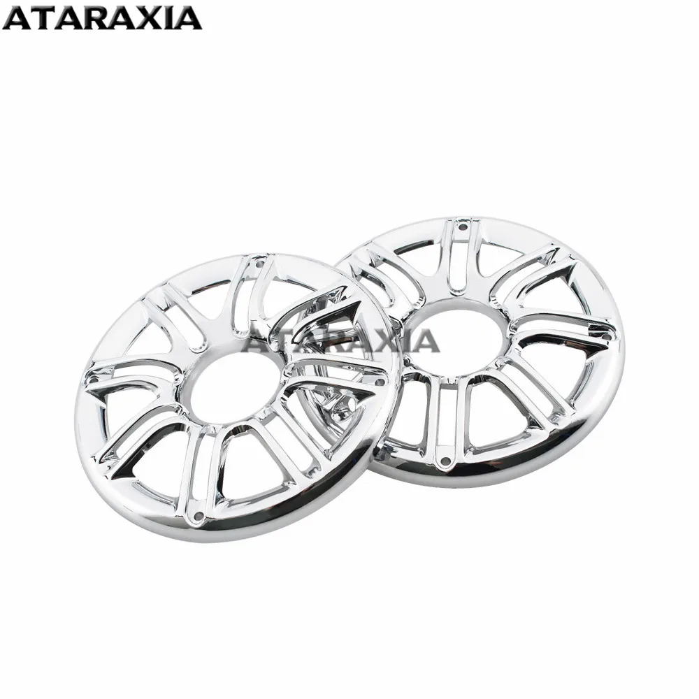 Накладка на переднюю колонку 6 дюймов хромированная 3D подходит для Harley Touring Electra