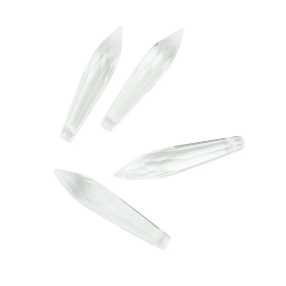 10 шт. 50 мм прозрачная призма двусторонняя сосулька капельная подвеска Подвесная