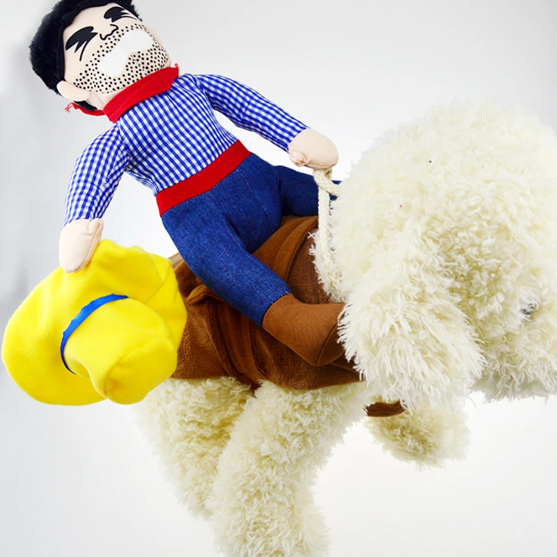 Dog clothes cat pet supplies pet riding equipment dress Halloween funny small medium dog leotard coat clothes role play