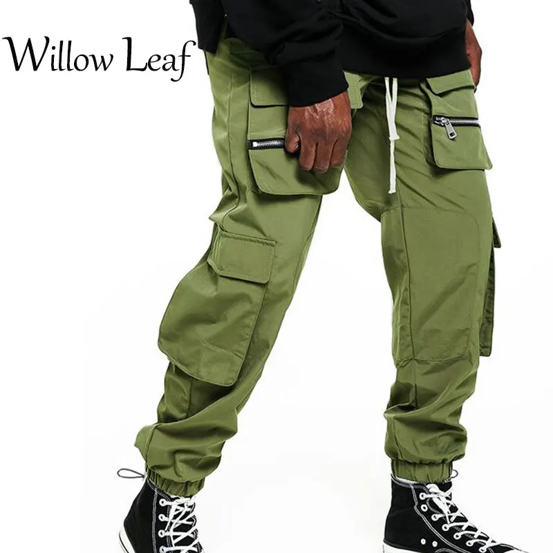 

Мужские брюки-карго с карманами, в стиле хип-хоп