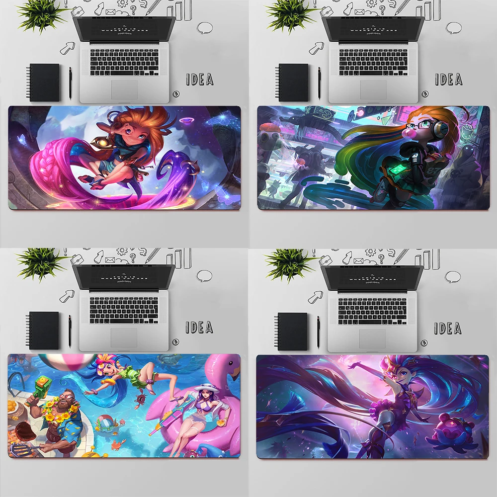 Игровой коврик для мыши League of Legends Zoe Большой Коврик Для Мыши ПК игровой