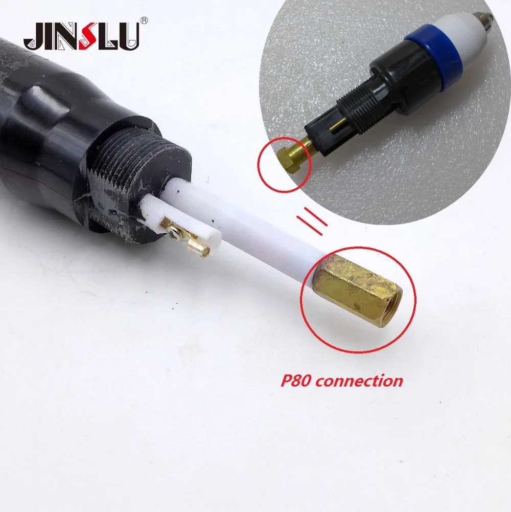 YK-100 M8x1mm P80 Thread HF Pilot Arc YGX-100 YK YGX 100101 Huayuan Plasma LGK-100 Cutting Torch CNC YK100101-2-D YGX100101-2-D |