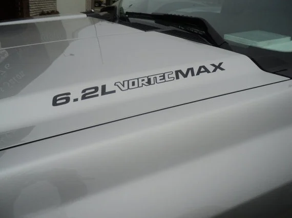 

For 2Pcs 6.2L VORTEC MAX Hood Decals - Fits: Chevrolet Silverado GMC Sierra TrailBlazer