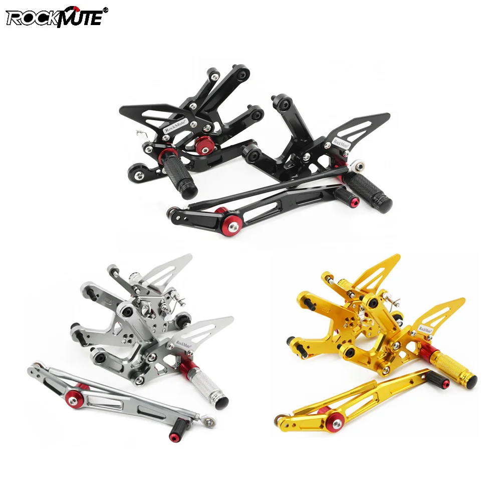 

Motorcycle Rearsets For Yamaha YZF-R6 2006-2016 CNC Adjustable Footrest Shift Lever Brake Pedal Foot Pegs