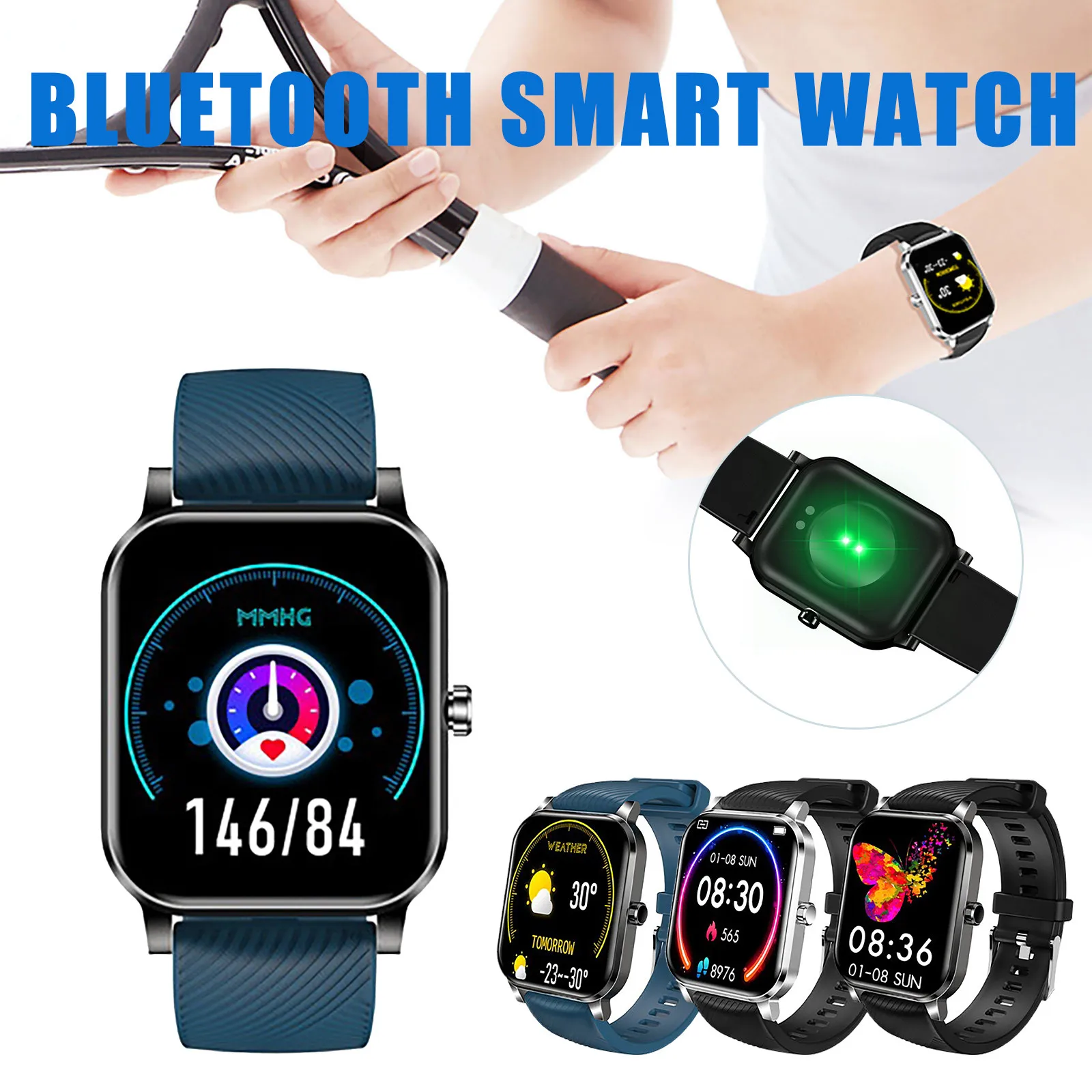 

Smart Watch Sports Watch 1.3-inch Tft Screen Bt4.0 Fitness Ip67 Waterproof Sleep Monitor Health Monitor