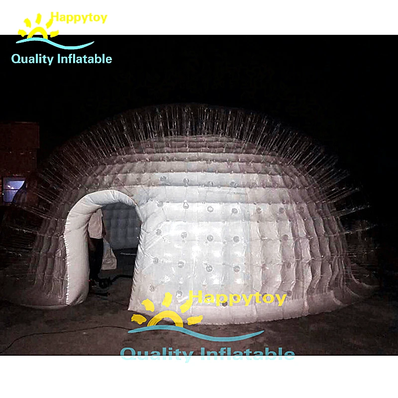 Новый дизайн высокое качество Пузырьковые вечерние pub события белый надувной igloo