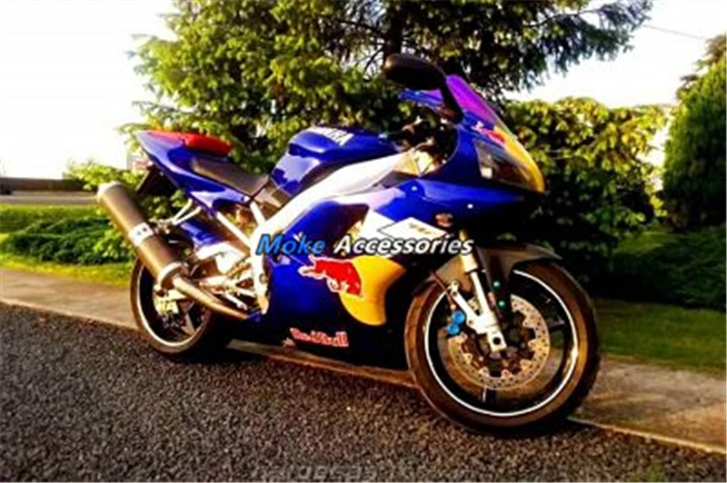 

Motorcycle Fairings Kit Fit For Yzf R1 1998-1999 Bodywork Set Abs High Quality Injection New Blue Yellow