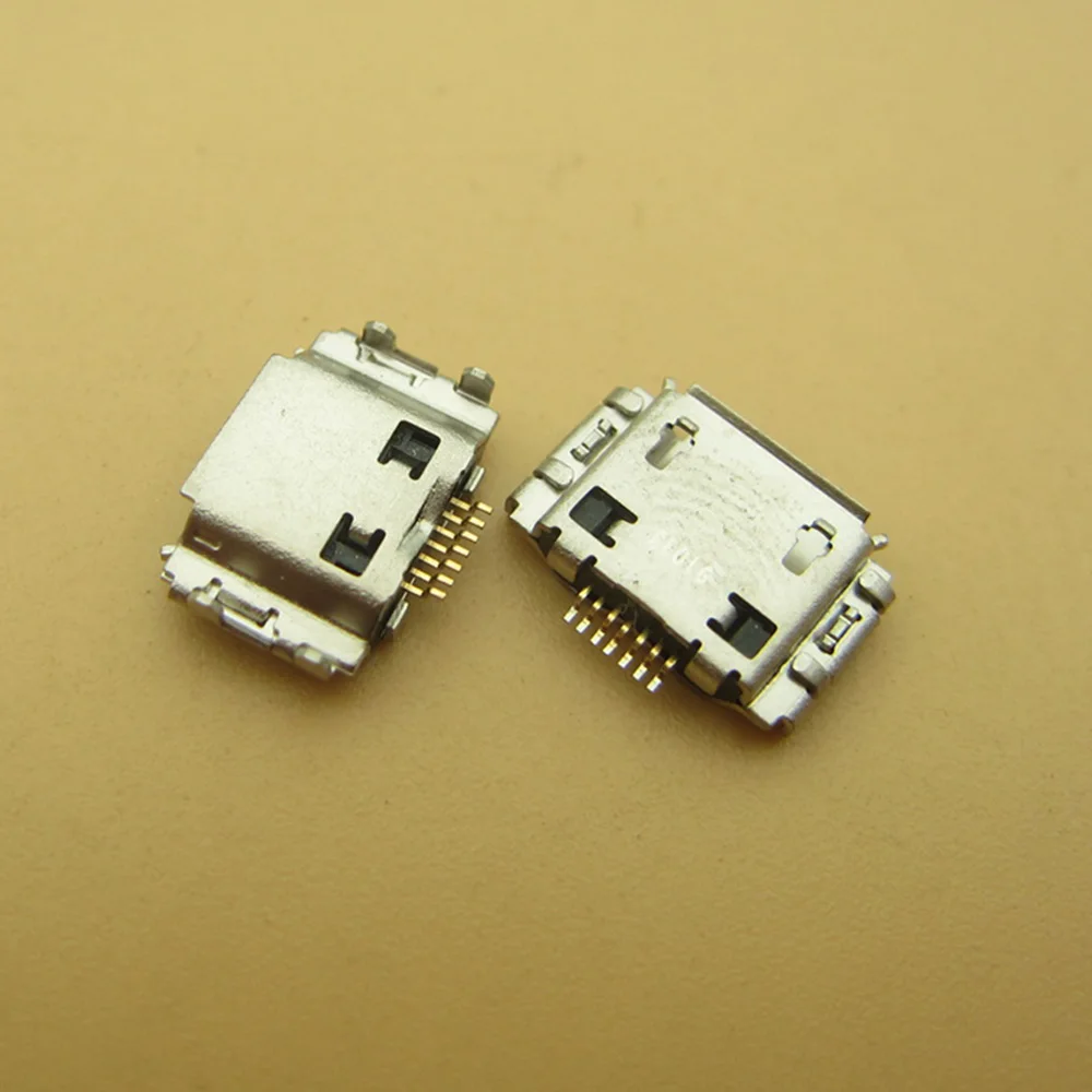 50 шт. оригинальный разъем micro mini USB для подключения зарядного устройства Samsung Galaxy