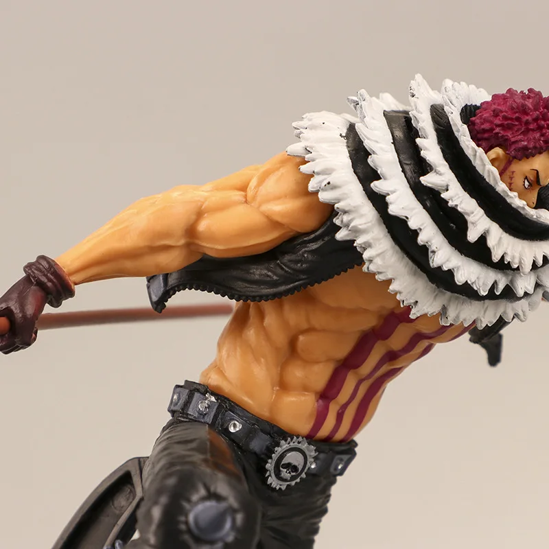 1pc 16.5cm Anime One Piece Action Figures Toys Cool Charlotte Katakuri Cartoon Figureine Models Doll Kids | Игрушки и хобби