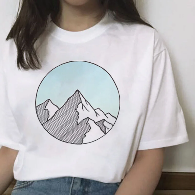 Футболка женская в стиле Харадзюку креативный топ с забавным графическим