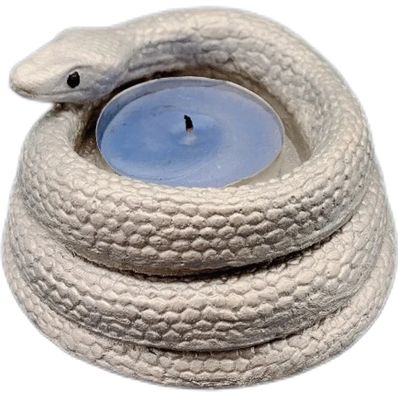 3 Вида Змейка Форма Змеевидной Кофейной Подставки Держатель Свечи Силиконовый Комплект для Изготовления Украшений для Торта.