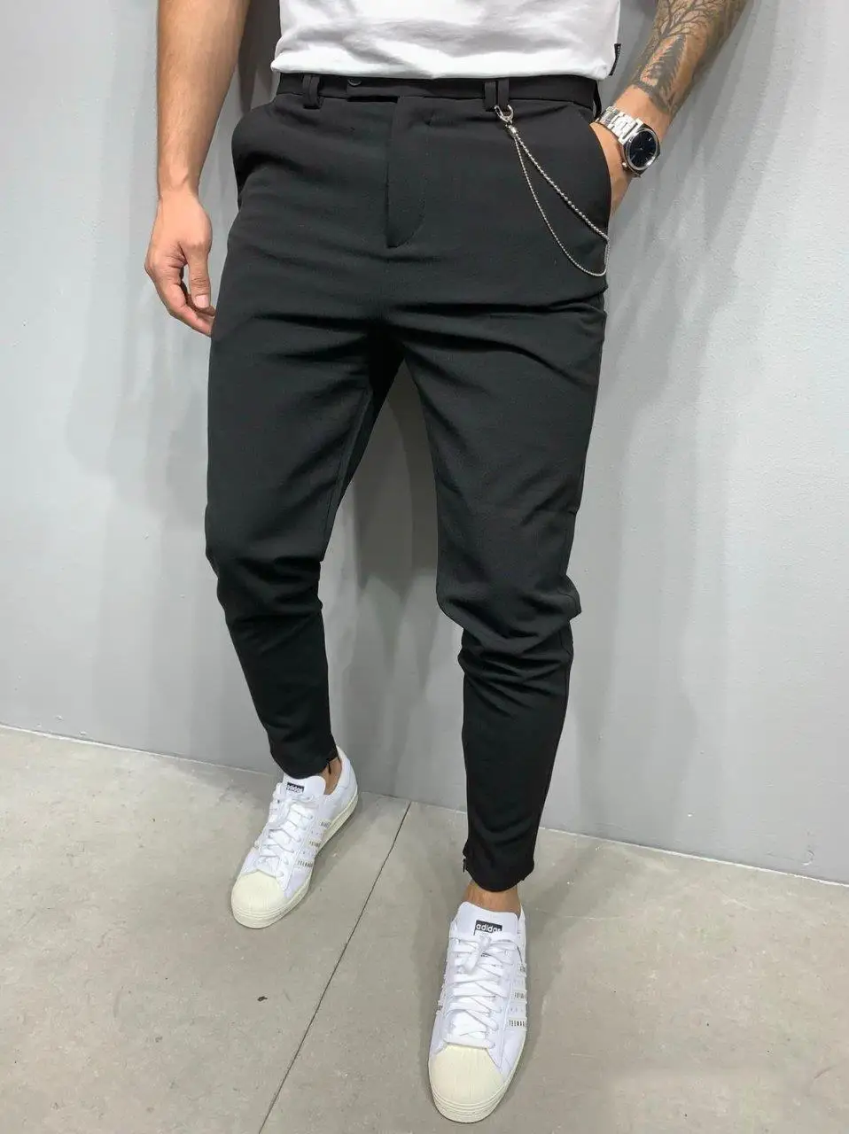 

Premium Slim-Fit Italian Classic Cut Fabric Trousers